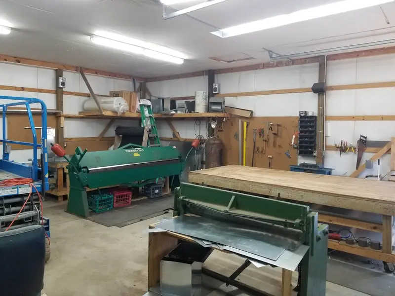 Adams sheet metal fabrication shop